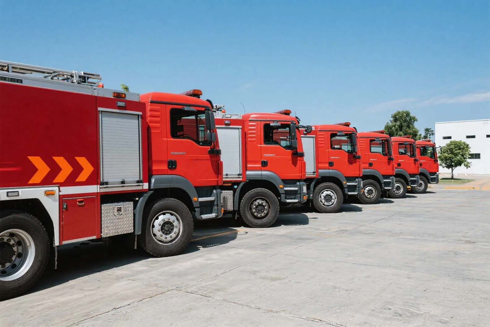 Sale of new and used fire trucks